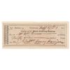 Image 1 : William Henry Harrison Signed Check
