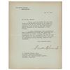 Image 1 : Franklin D. Roosevelt Typed Letter Signed as President on Star Spangled Banner