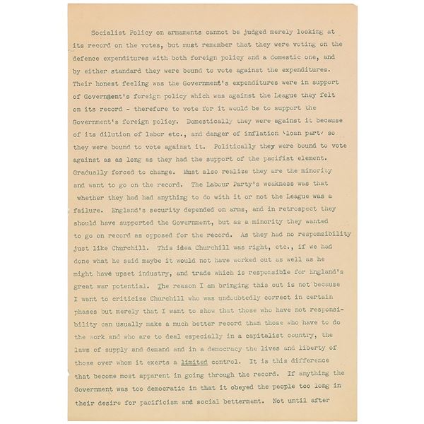 John F. Kennedy Hand-Corrected Thesis Draft, Harvard Yearbook, and Signed Letter