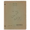 Image 1 : John F. Kennedy Signed 'Navy Log: PT 109' Shooting Script