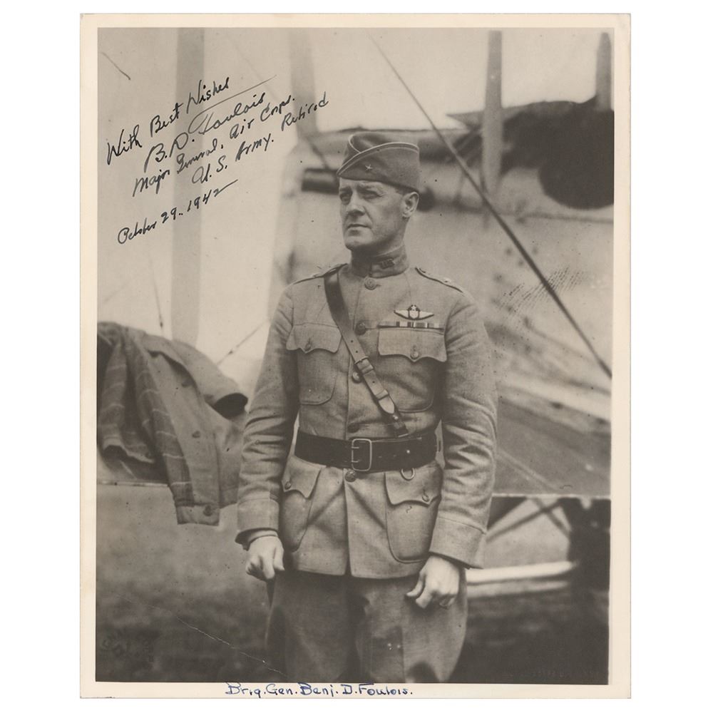 Benjamin Foulois Signed Photograph