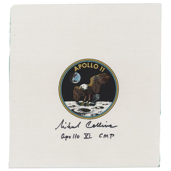 Michael Collins Signed Beta Cloth
