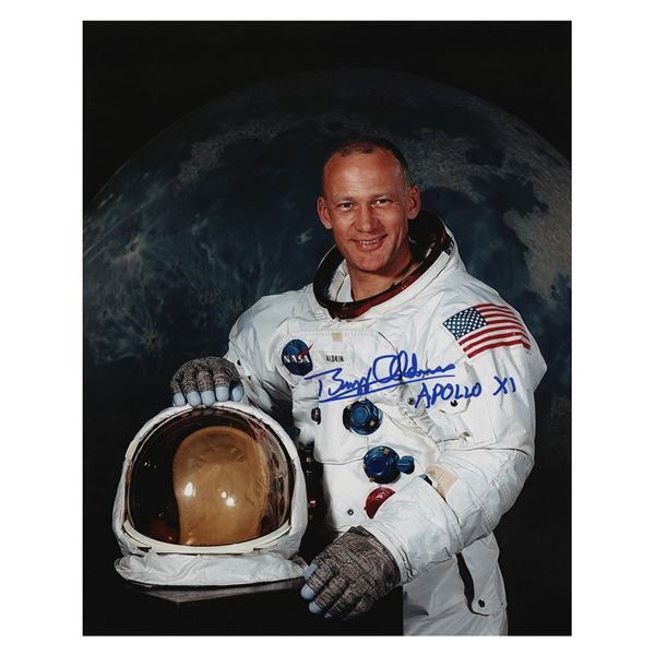 Buzz Aldrin Signed Photograph