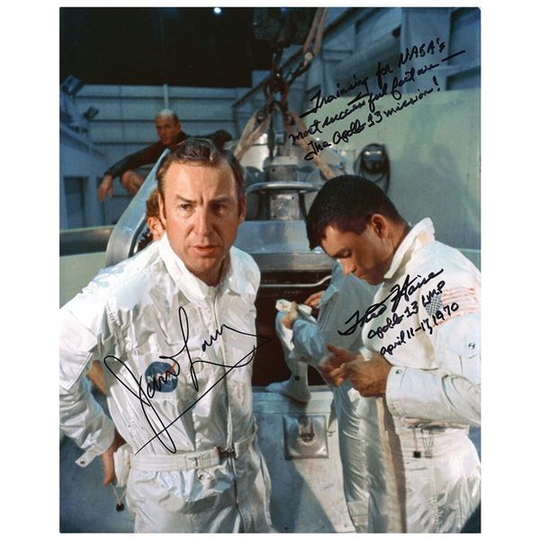 Apollo 13: Lovell and Haise Signed Photograph