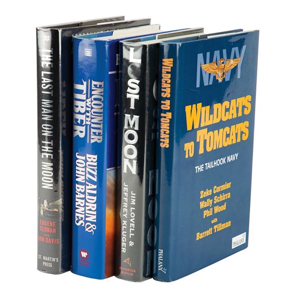 Apollo Astronauts (4) Signed Books