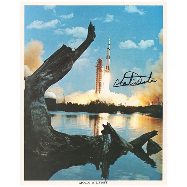 Charlie Duke Signed Photograph