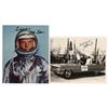 Image 1 : John Glenn (2) Signed Photographs