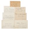 Image 1 : European Artists (7) Annotated Visiting Cards