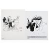 Image 1 : Al Hirschfeld Signed Cartoon and Signed Photograph