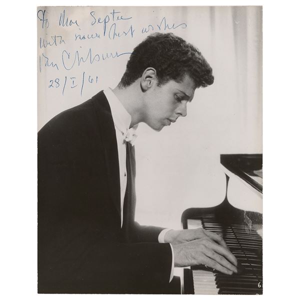 Van Cliburn Signed Photograph