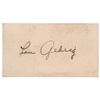 Image 1 : Lou Gehrig Signature