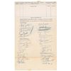 Image 1 : Chicago Cubs: 1965 Team-Signed Document