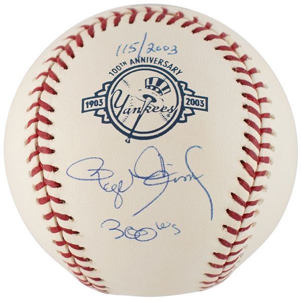 Roger Clemens (2) Signed Baseballs