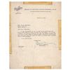 Image 1 : Walter O'Malley Typed Letter Signed