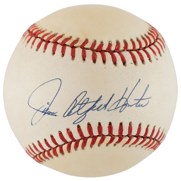 Pitchers: Hunter, Niekro, Perry, and Turley (4) Signed Baseballs