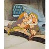 Image 2 : Dopey, Happy, and Sneezy production cel from Snow White and the Seven Dwarfs