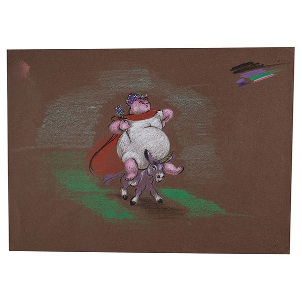 Bacchus and Jacchus production concept storyboard painting from Fantasia