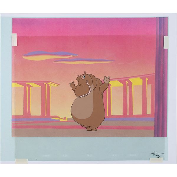 Hyacinth Hippo production cel from Fantasia