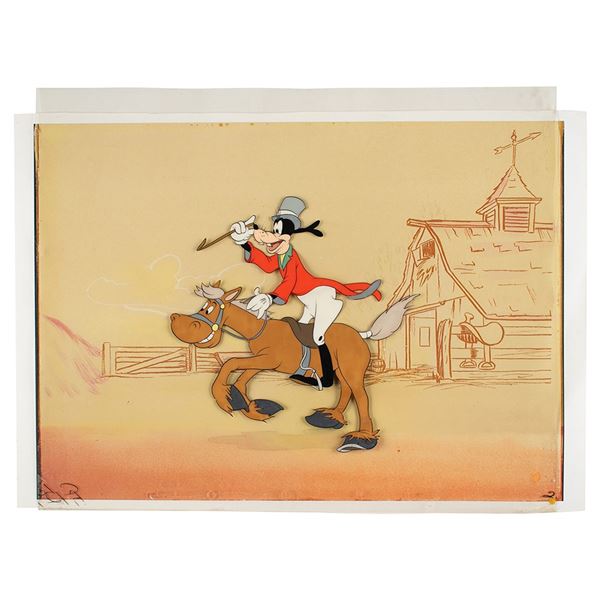Goofy production cel from The Reluctant Dragon