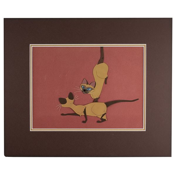 Si and Am production cels from Lady and the Tramp