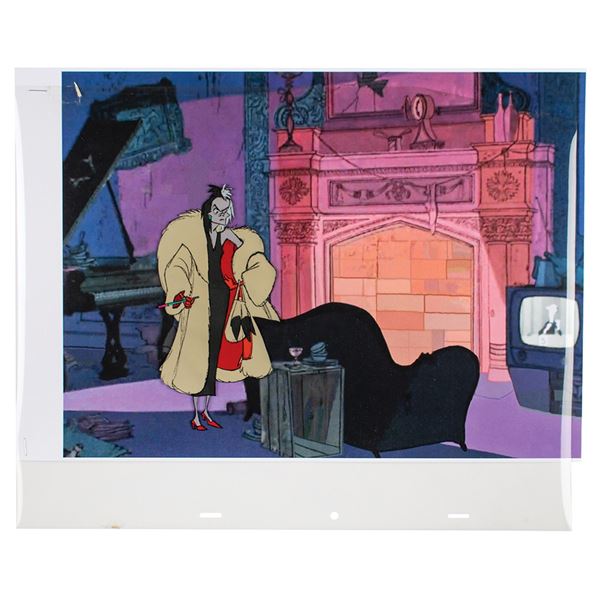 Cruella de Vil production cel from 101 Dalmatians