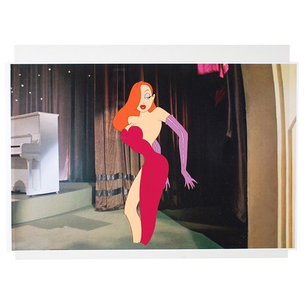 Jessica Rabbit production color model cel from Who Framed Roger Rabbit