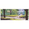 Image 1 : Eyvind Earle concept panorama storyboard painting from Lady and the Tramp