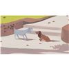 Image 2 : Eyvind Earle concept panorama storyboard painting from Lady and the Tramp