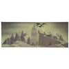 Image 1 : Eyvind Earle concept panorama storyboard painting of Prince Philip, Samson, and Maleficent from Slee