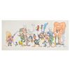 Image 1 : Looney Tunes original panorama drawing by Virgil Ross