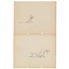 Image 1 : Mickey and Pluto production drawings from The Klondike Kid