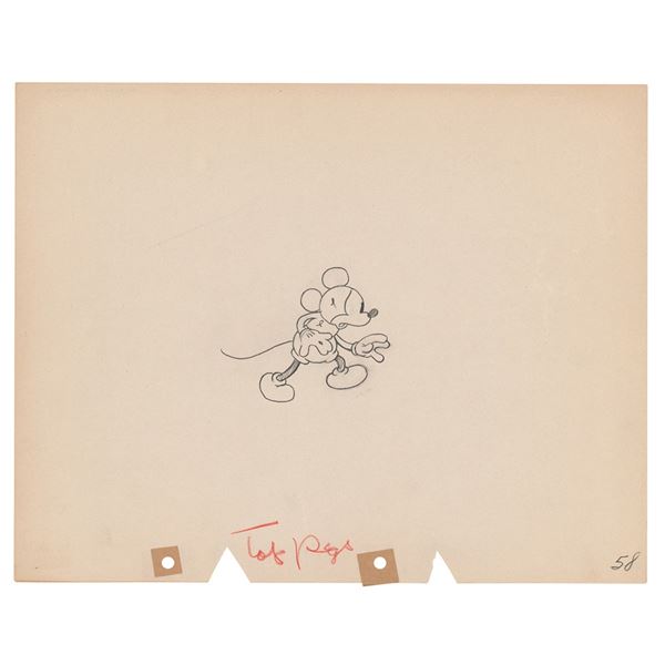 Mickey Mouse production drawing from Giantland