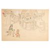 Image 1 : Frank Follmer panoramic concept drawing for Pinocchio