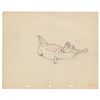 Image 1 : Tick-Tock the Crocodile production drawing from Peter Pan