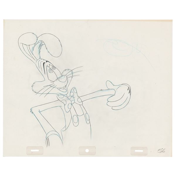 Roger Rabbit production drawing from Who Framed Roger Rabbit