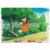 Image 1 : Goofy production cel and production background from Goof Troop