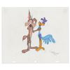 Image 1 : Road Runner and Wile E. Coyote original drawing by Virgil Ross