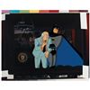 Image 1 : Batman and Old Man production cel from Batman: The Animated Series
