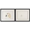 Image 1 : Chilly Willy and Maxie the Polar Bear production cel and drawing from A Gooney Is Born signed by Wal