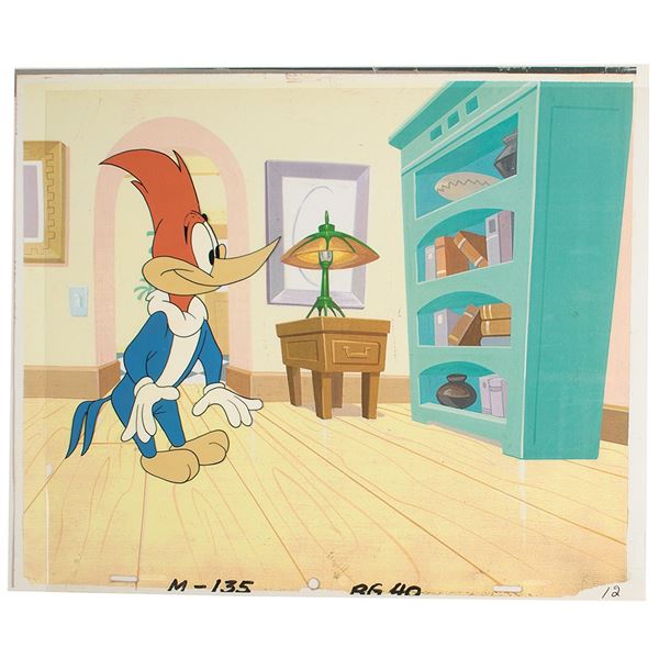 Woody Woodpecker production cel from Woody Woodpecker TV Show