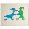 Image 3 : Aardvarks and Ant original production cel and drawing from The Ant and the Aardvark