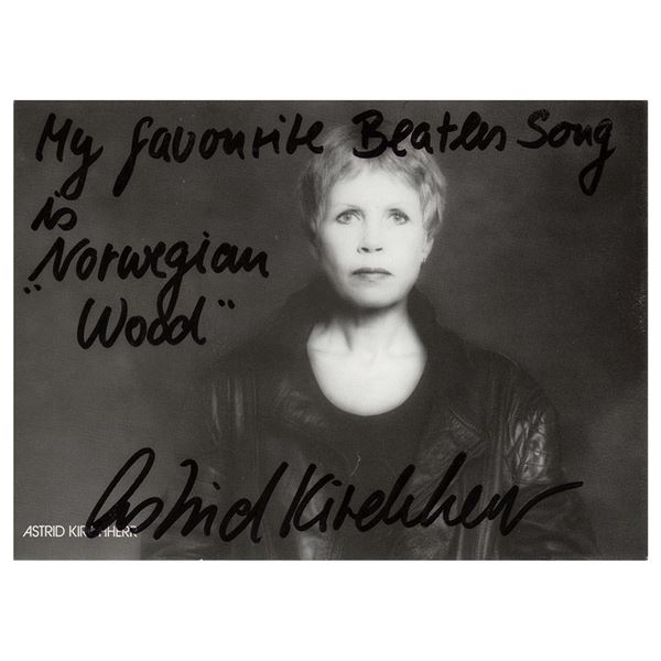 Astrid Kirchherr Signed Photograph