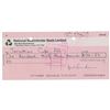 Image 1 : Yoko Ono Signed Check