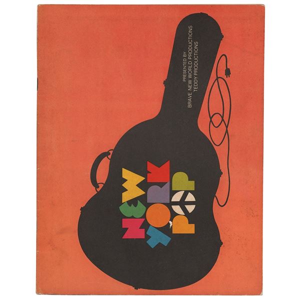 Jimi Hendrix: Rare 1970 New York Pop Festival Program