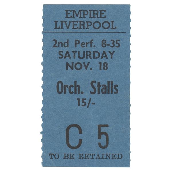 Jimi Hendrix and Pink Floyd 1967 Empire Theatre Ticket Stub and Original Tour Program