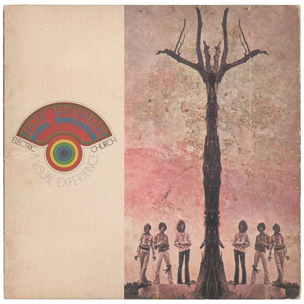 Jimi Hendrix Experience 1969 Madison Square Garden Ticket Stub and Original U.S. Tour 'Electric Chur