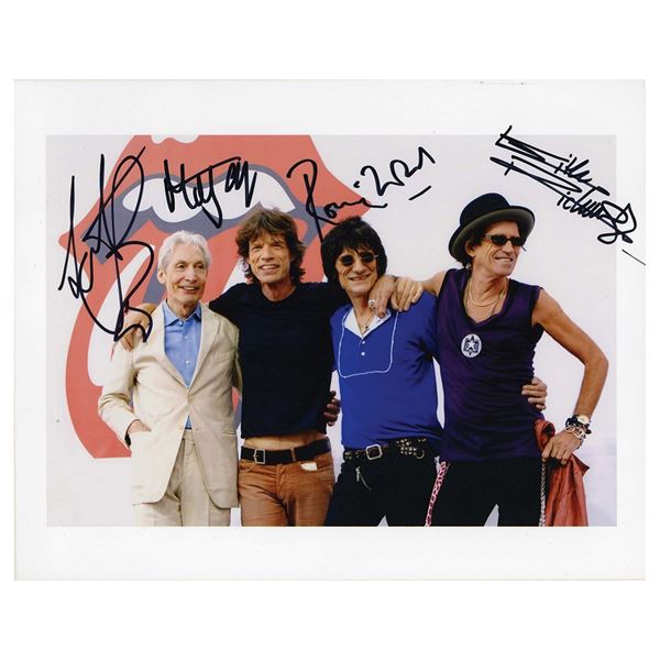 Rolling Stones Signed Photograph