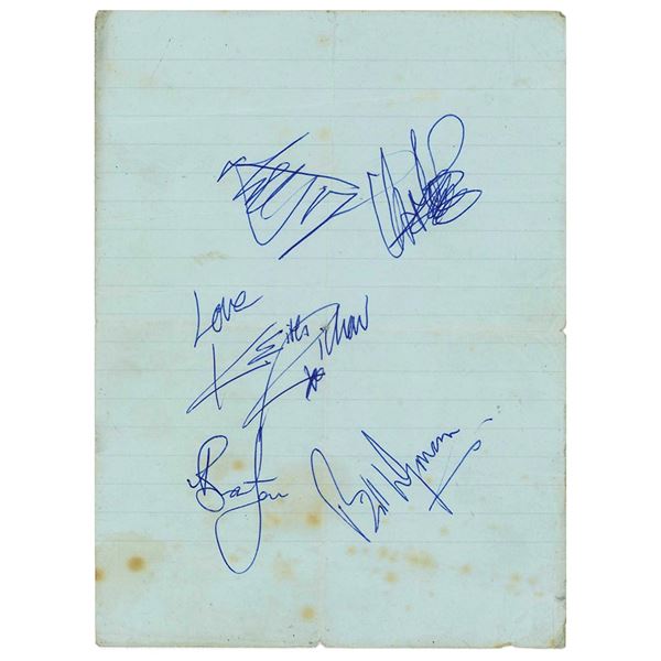 Rolling Stones Signatures