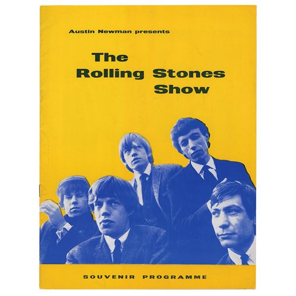 Rolling Stones 1964 UK Tour Program with Rare Photo Insert