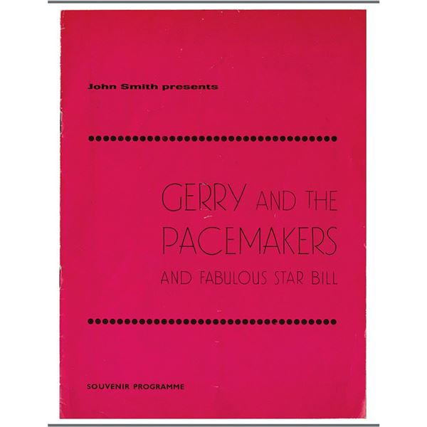 Rolling Stones / Gerry and the Pacemakers 1963 UK Tour Program